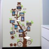  Family Photo Frame Tree, Owl and Birds Wall Sticker